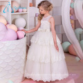 Scoop sans manche robe de bal Robes enfants de demoiselle d&#39;honneur